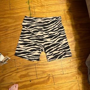Zebra bike shorts